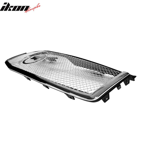 Fits 03-07 Cadillac CTS Mesh Style Front Bumper Hood Grille Cover Grill ABS