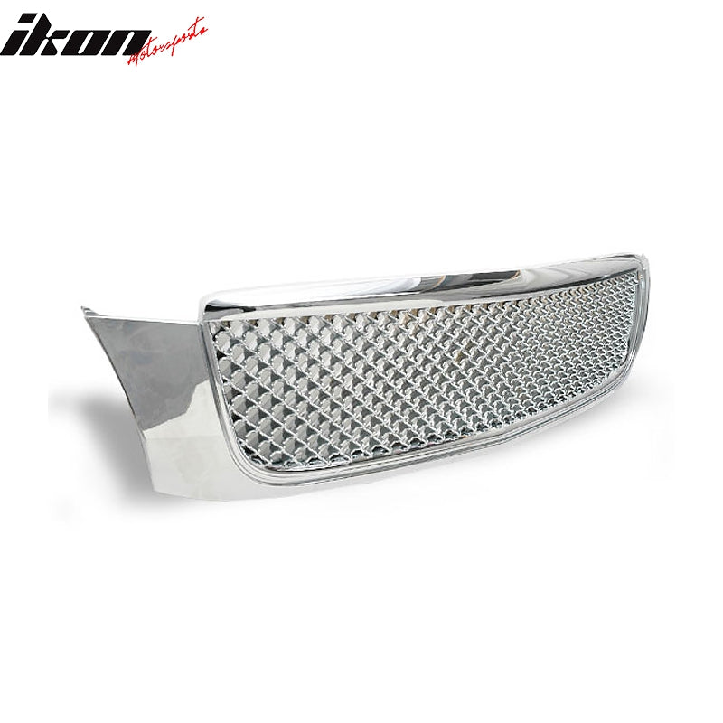 Fit 00-05 Cadillac Deville Diamond Mesh Style Front Bumper Hood Grill Grille ABS