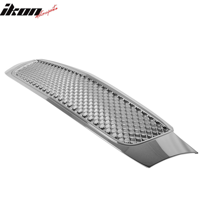 Fit 00-05 Cadillac Deville Diamond Mesh Style Front Bumper Hood Grill Grille ABS