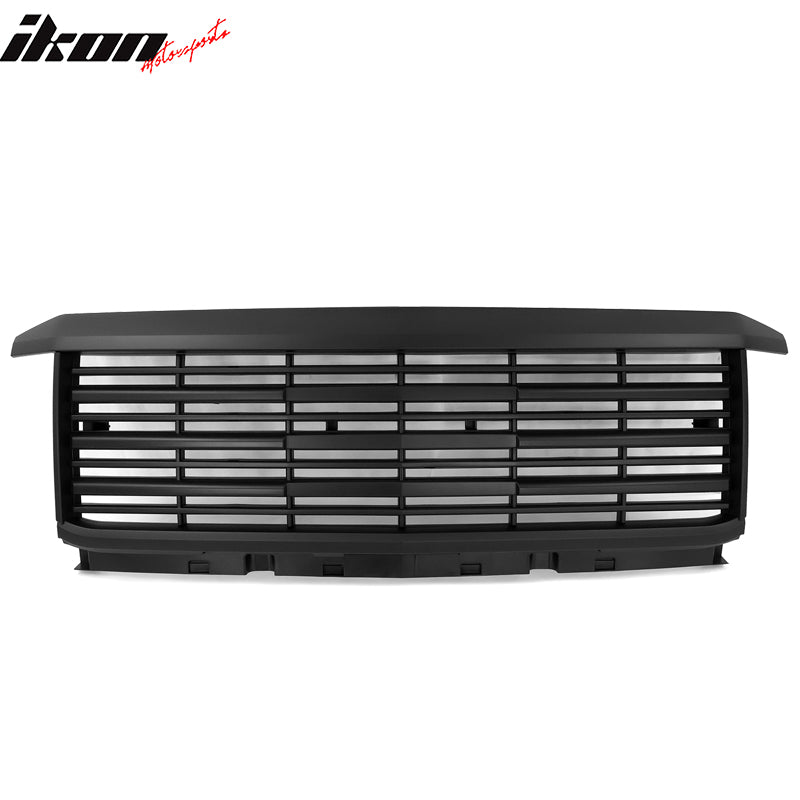 2015-2019 Chevy Silverado 2500 2500HD 3500 3500HD Black Grille Hood