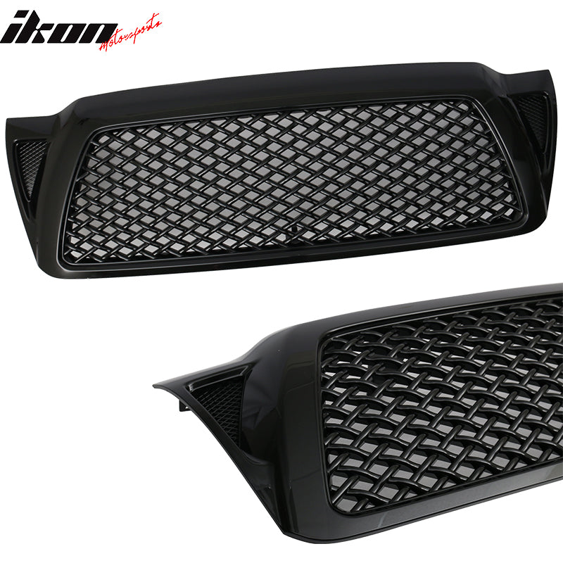 2005-2011 Toyota Tacoma Honeycomb Mesh Style Front Bumper Grille ABS