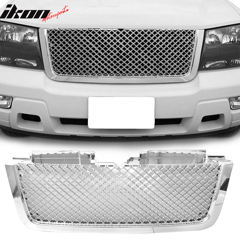 2006-2009 Chevrolet Trailblazer LT  B Style Front Bumper Grille ABS