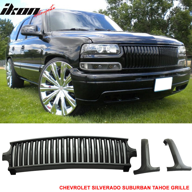 Fits 99-02 Silverado 00-06 Suburban Tahoe Vertical Grille