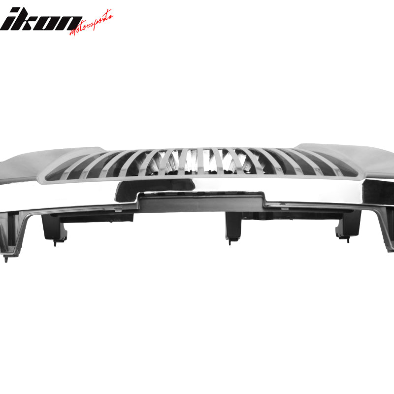 Fits 04-07 Nissan Titan Armada Chrome Vertical Hood Grille