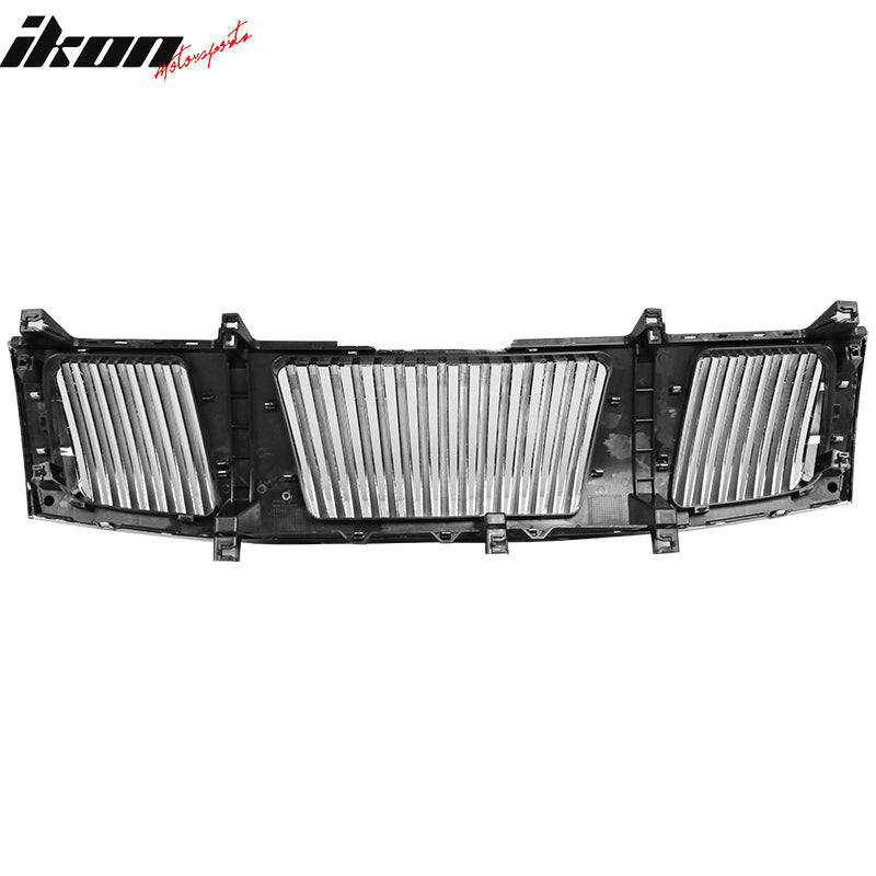 Fits 04-07 Nissan Titan Armada Chrome Vertical Hood Grille