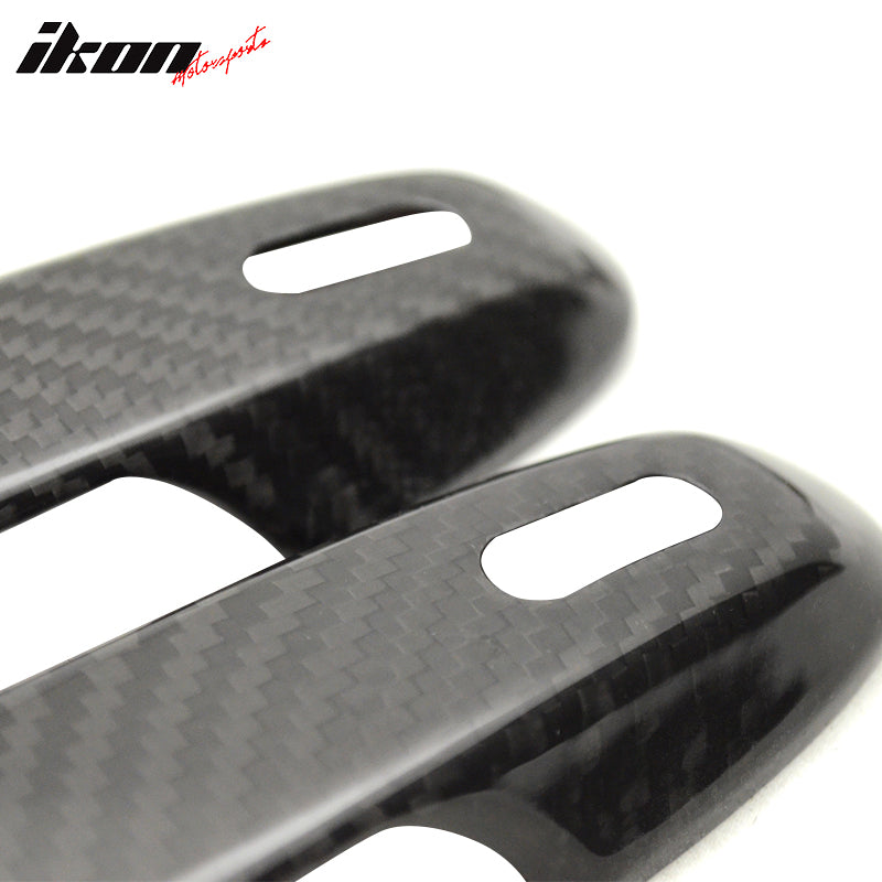 Fits 13-20 Scion FRS Subaru BRZ Outer Door Handle Cover - Carbon Fiber