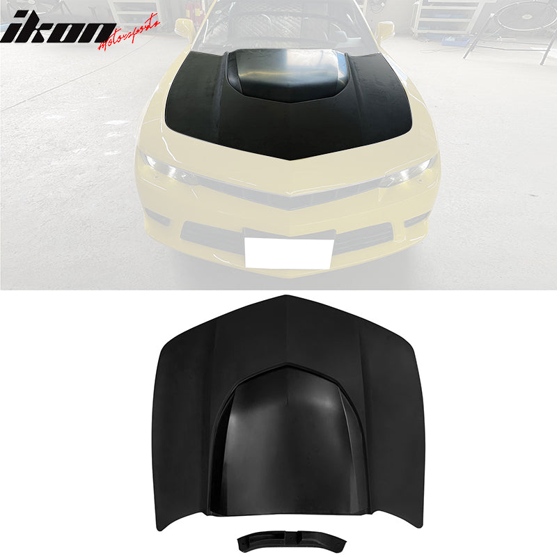 2010-2015 Chevrolet Camaro ZL1 Black Front Bumper Hood Guards Aluminum