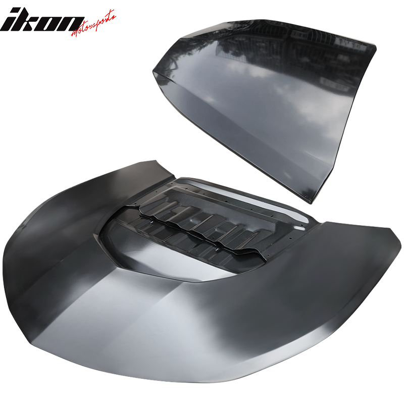 Fits 16-23 Chevrolet Camaro ZL1 Style Aluminum Unpainted Front Bumper Hood Guard