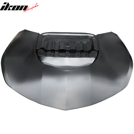 Fits 16-23 Chevrolet Camaro ZL1 Style Aluminum Unpainted Front Bumper Hood Guard