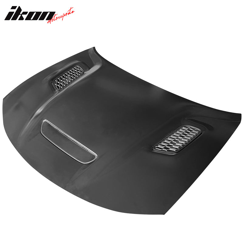 Fit 15-23 Dodge Charger Aluminum SRT Hellcat Redeye Widebody Style Hood Panel