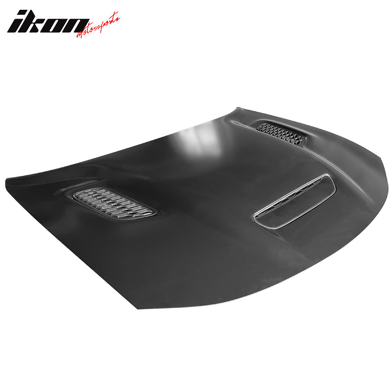 Fit 15-23 Dodge Charger Aluminum SRT Hellcat Redeye Widebody Style Hood Panel