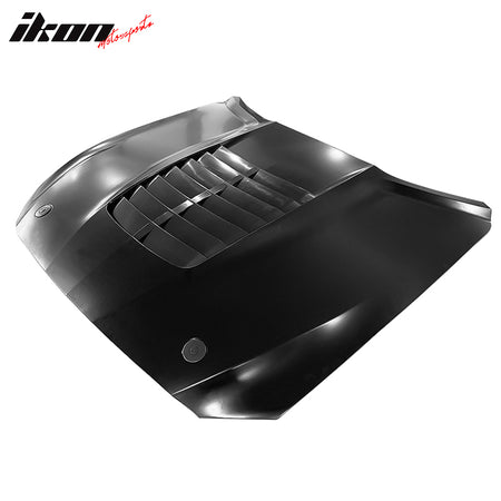 Fits 15-17 Ford Mustang GT500 Style Aluminum Front Hood Cover Air Vent Unpainted