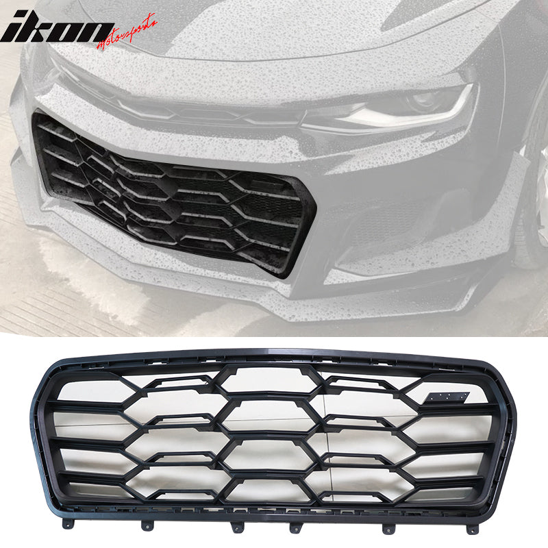 2016-2024 Chevy Camaro ZL1 1LE Black Front Bumper Lower Grille PP