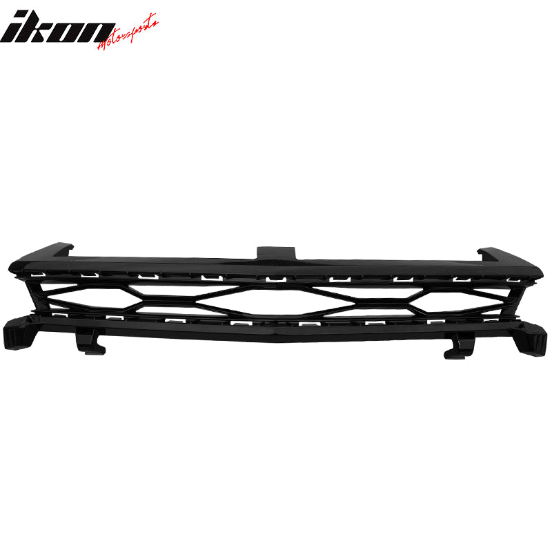 Fits 16-18 Chevy Camaro 2Dr ZL1 Style Gloss Black Upper Grille - ABS