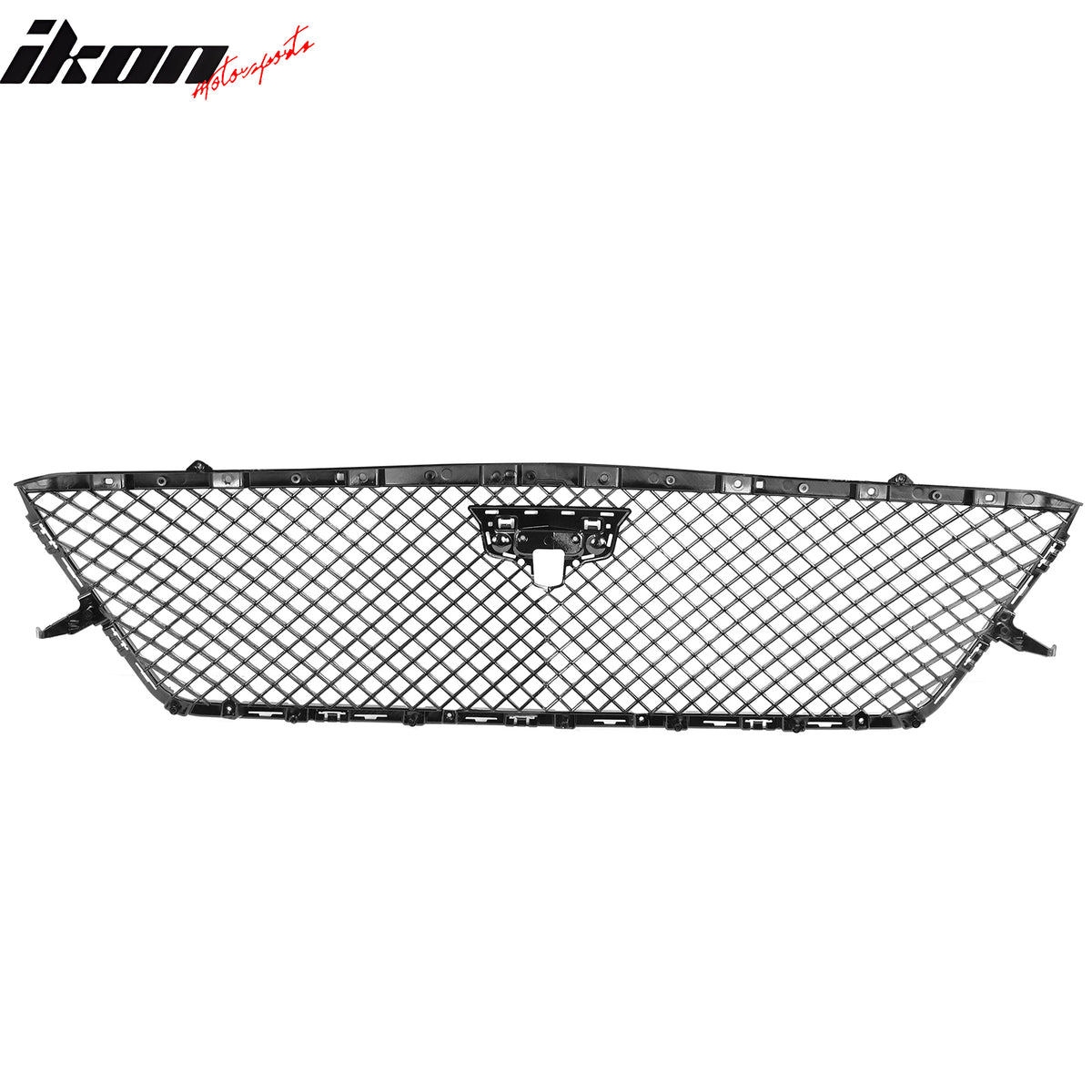 Fits 19-20 Cadillac CT6 V Style Front Bumper Hood Grill Grille ABS Gloss Black