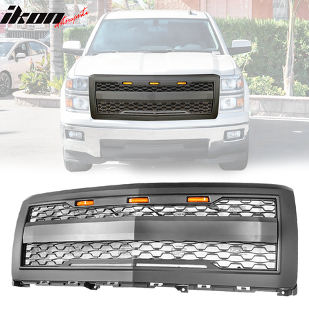 Fits 14-15 Chevy Silverado 1500 Front Bumper Hood Grille