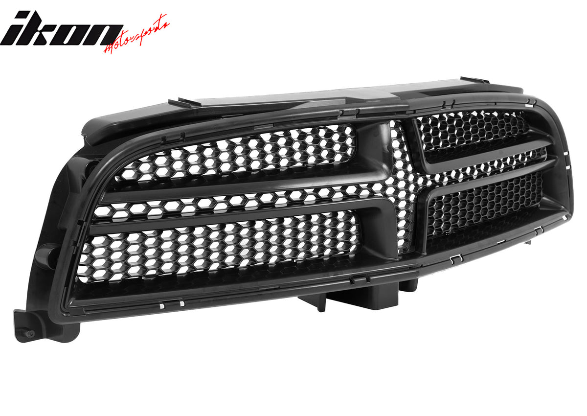 Fits 12-14 Dodge Charger SRT8 OE Factory Style Front Upper Radiator Grille - ABS