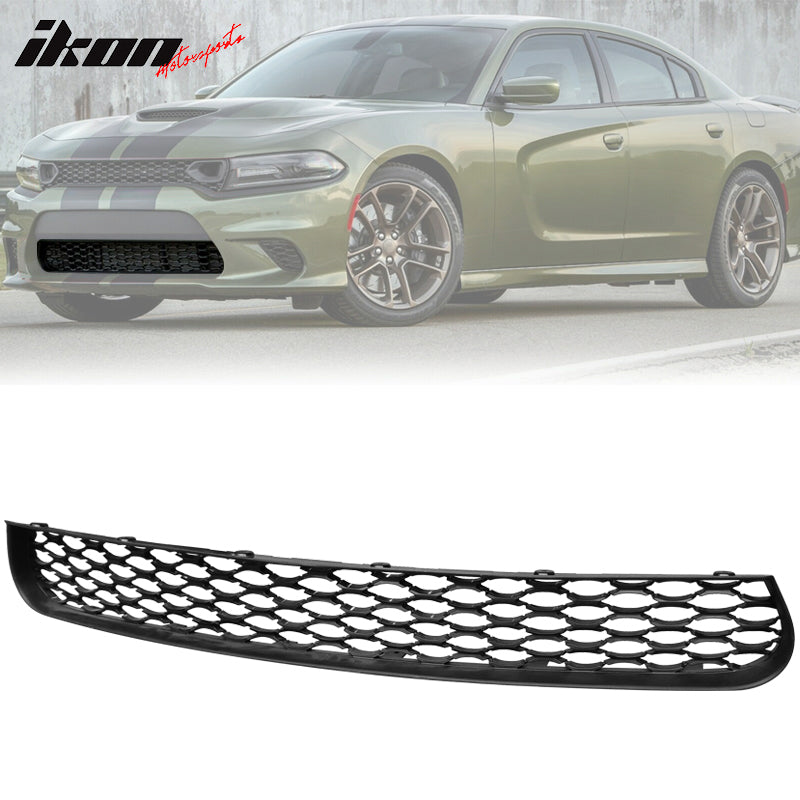 2015-2023 Dodge Charger SRT Scat Pack Black Front Lower Grille PP