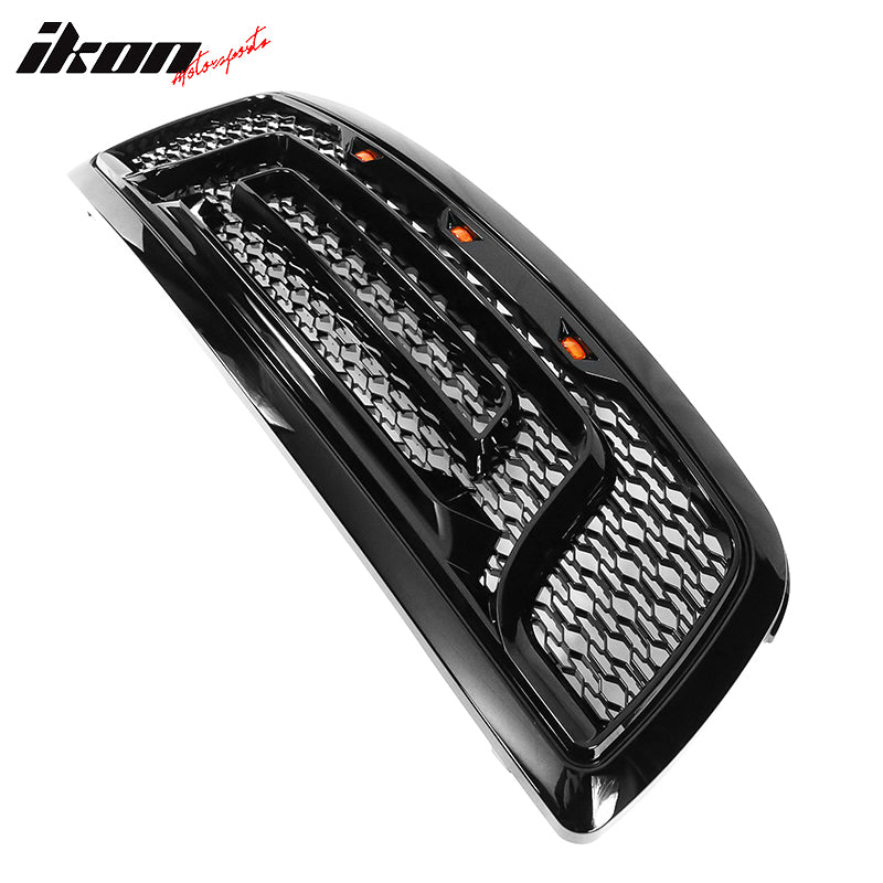 Fits 09-12 Dodge Ram 1500 Rebel Style Front Bumper Hood Mesh Grille