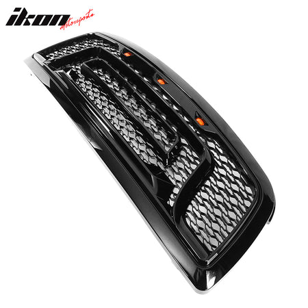 Fits 09-12 Dodge Ram 1500 Rebel Style Front Bumper Hood Mesh Grille