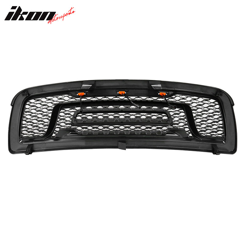 Fits 09-12 Dodge Ram 1500 Rebel Style Front Bumper Hood Mesh Grille