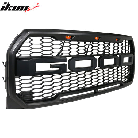 Fits 15-17 Ford F150 R Style Front Bumper Hood Grille