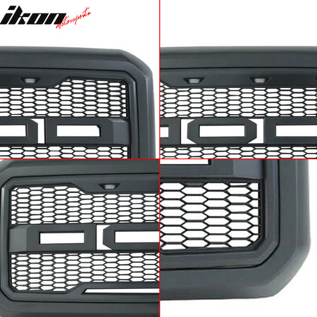 Fits 11-16 Ford F-250 F-350 Super Duty New R Style Front Bumper Hood Grille ABS