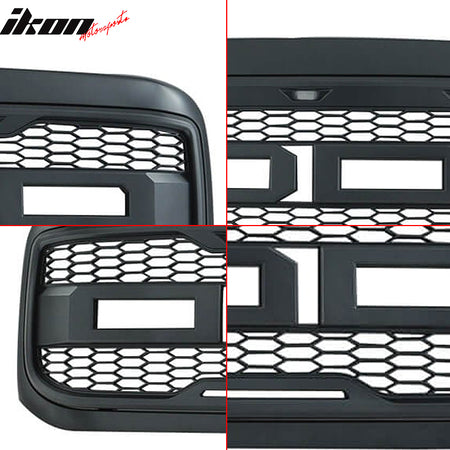 Fits 99-04 Ford F250 F350 New R Style Front Bumper Grille Hood Package ABS