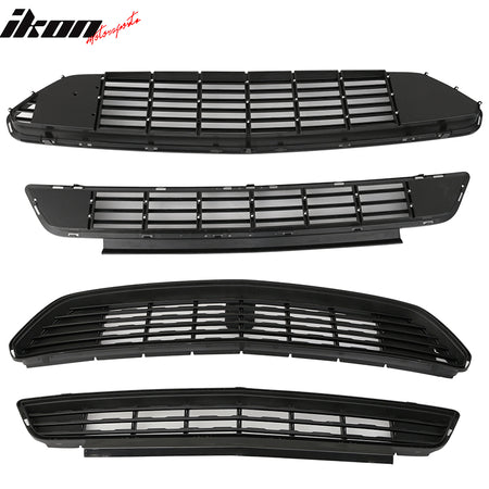 Fits 15-17 Ford Mustang GT CS CA Special Style Front Upper Lower Grille