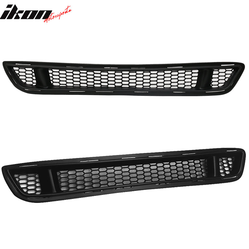 Fits 15-17 Ford Mustang IKON Style Front Lower Mesh Grille Grill - Unpainted PP