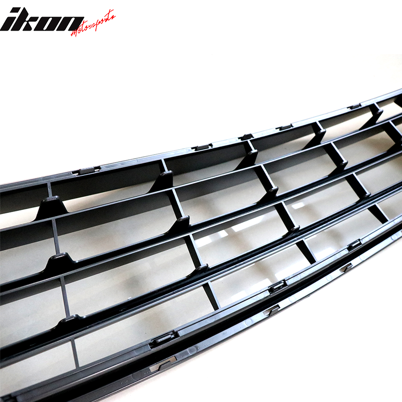 IKON MOTORSPORTS Grille Compatible With 2018-2022 Ford Mustang, Front Upper Grid Grill ABS