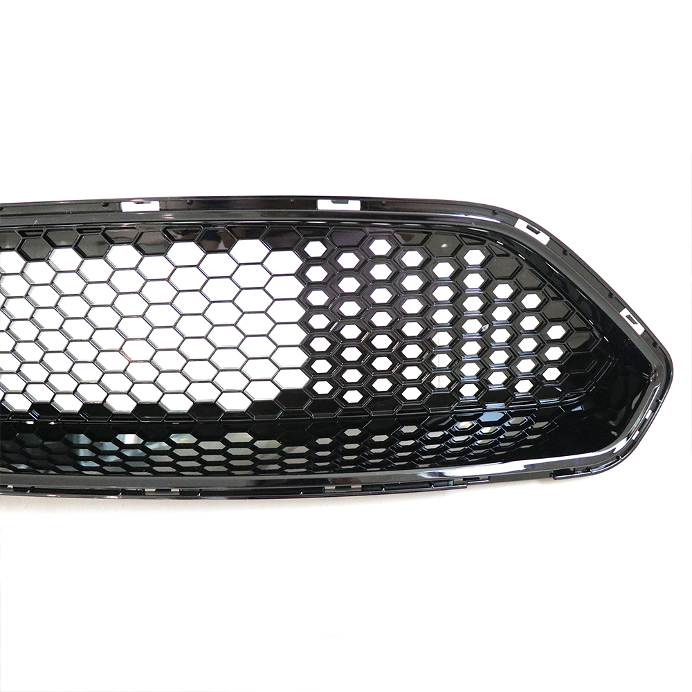 Fits 18-23 Ford Mustang Honeycomb Front Bumper Upper Grille Black ABS