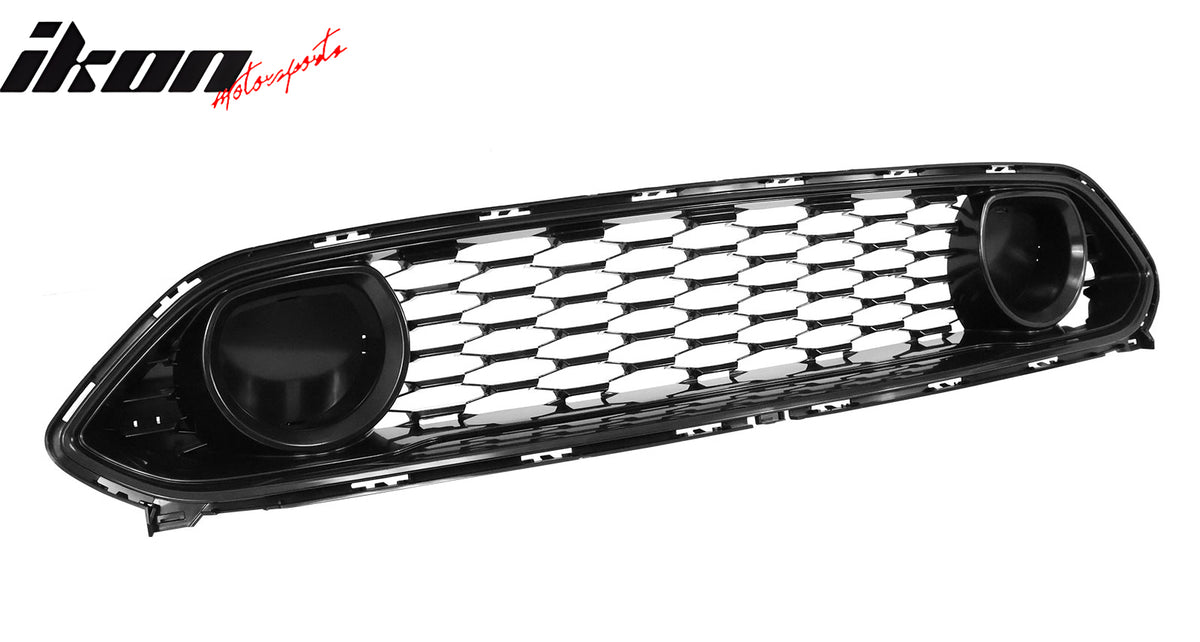 Fits 21-23 Ford Mustang Mach 1 OE Style Black Front Upper Mesh Grille Grill ABS