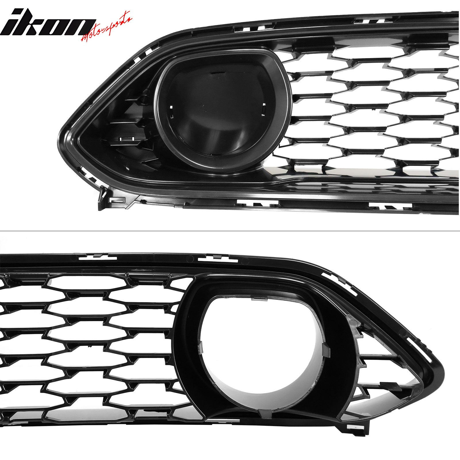 Fits 21-23 Ford Mustang Mach 1 OE Style Black Front Upper Mesh Grille Grill ABS