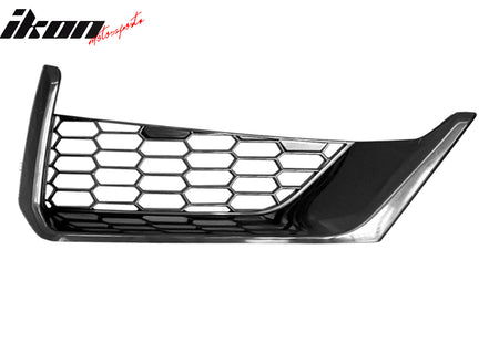 For 24-25 Ford Mustang Dark Horse ABS Front Bumper Lower Mesh Grille Insert Pair