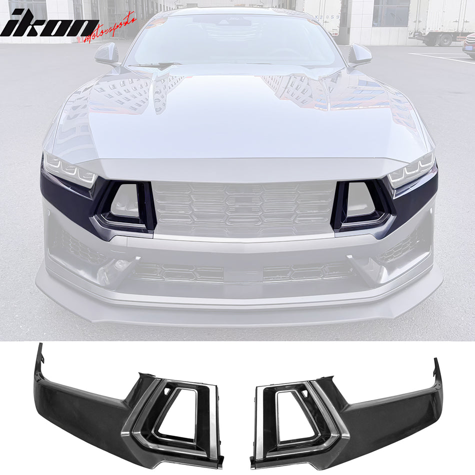 2024-2025 Ford Mustang Dark Horse Front Bumper Upper Side Grille ABS