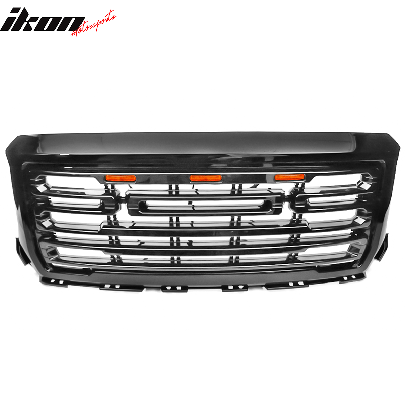 Fits 14-15 GMC Sierra 1500 Front Bumper Hood Grille