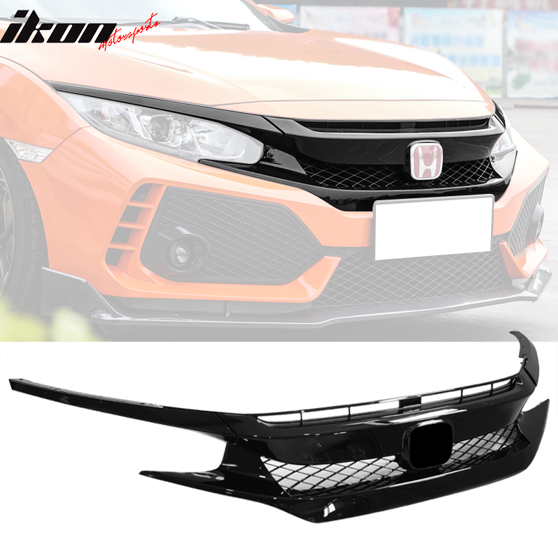 2016-2021 Honda Civic 10TH Gen FK8 Type R Front Bumper Car Grille