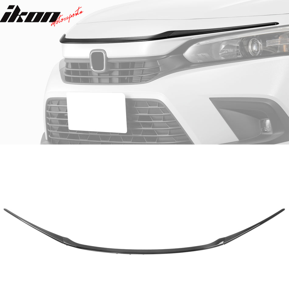 2022-2025 Honda Civic Sedan Hatchback Gloss Black Grille Trim ABS