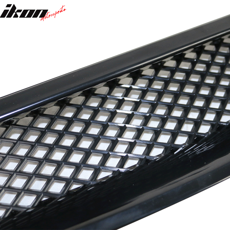 Fits 99-00 Honda Civic EK Type-R Style Front Bumper Hood Mesh Grille Grill ABS