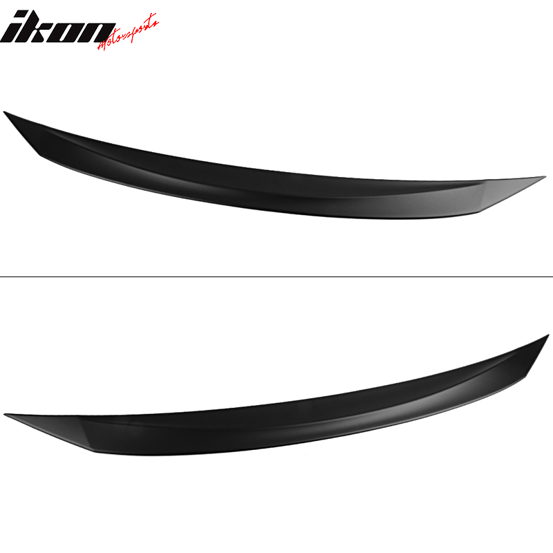 Fits 16-18 Honda Civic 10th Gen Matte Black Front Bonnet Lip Molding Trim Bar