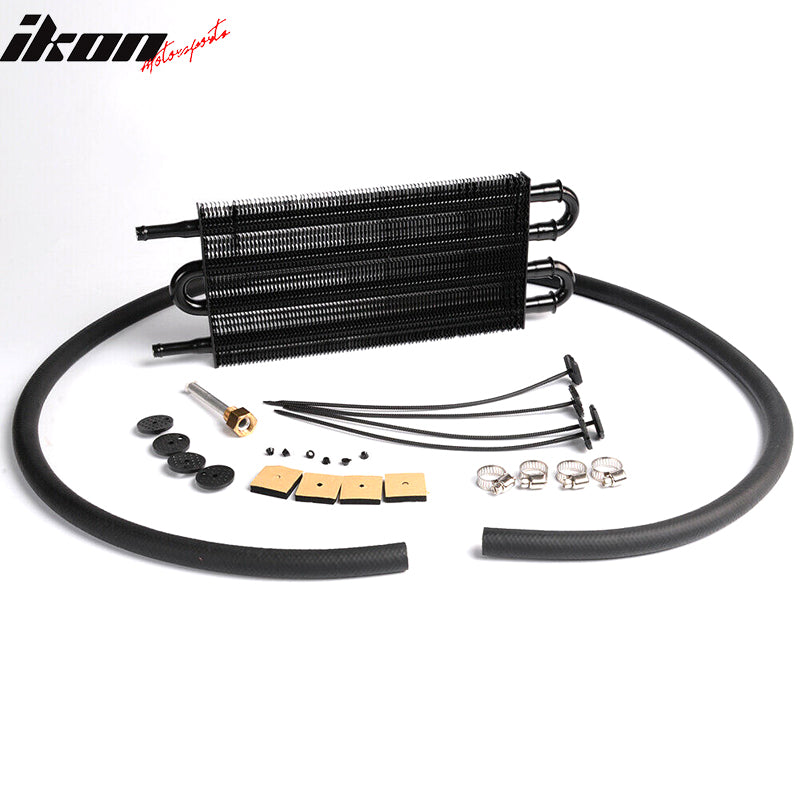 Universal Full Remote Transmission Oil Cooler Kit Auto/MT Radiator