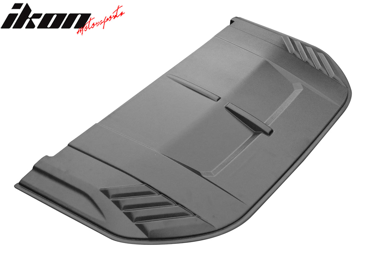 Fits 21-24 Ford Bronco Front Air Intake Hood Bonnet Cover Trim Sanded Black ABS