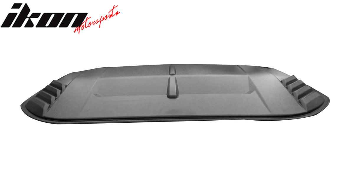 Fits 21-24 Ford Bronco Front Air Intake Hood Bonnet Cover Trim Sanded Black ABS