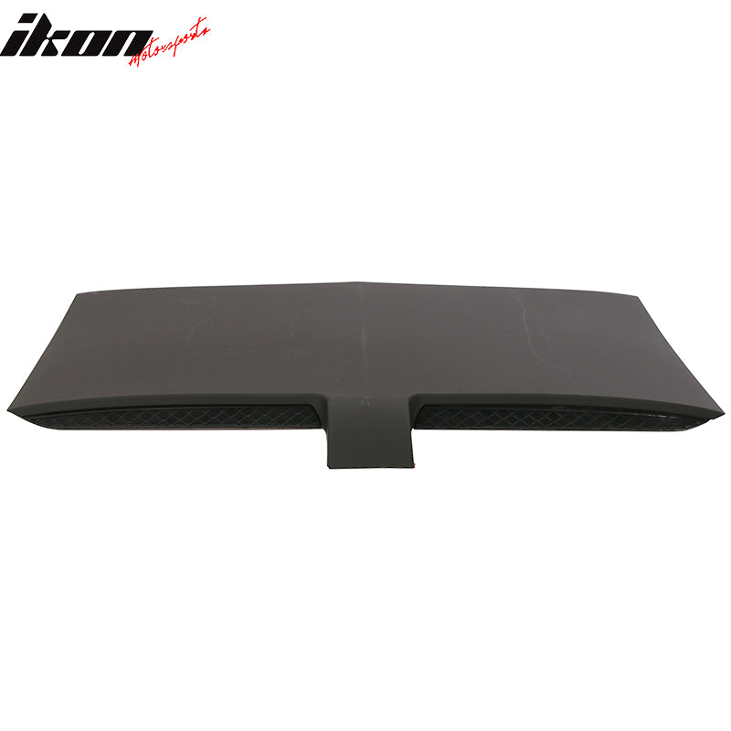 Fits 15-17 Mustang M Type Air Hood Vent Scoop Unpainted Black Polypropylene PP