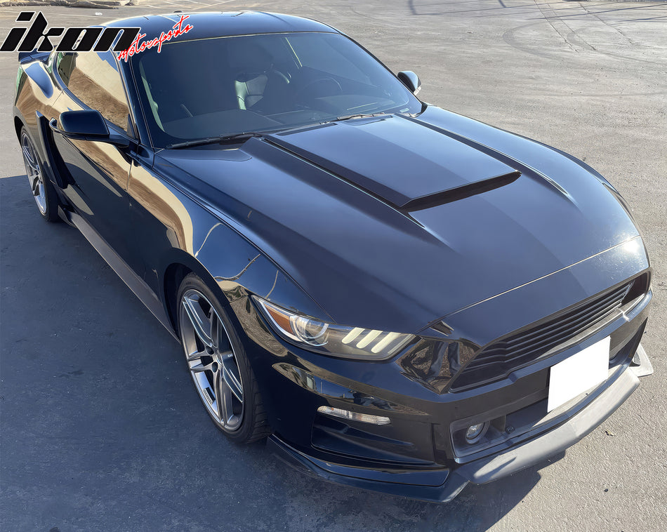 Compatible With 2015+ Ford Mustang GT Style Hood Scoop Ram ABS