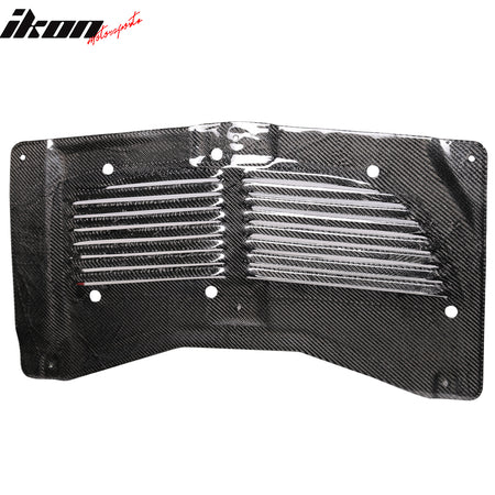 Fits 03-07 Mitsubishi Evo 8 9 Hood Scoop Hood Vent Louver Carbon Fiber