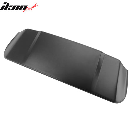 IKON MOTORSPORTS, Hood Bonnet Cover Compatible With 2022-2024 Subaru WRX 5th Gen, Matte Black D Style Bonnet Hood Engine Lid Cover Bodykits Replacement, 2023