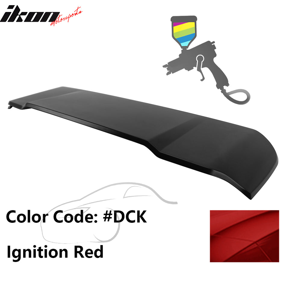 2022-2024 Subaru WRX D Style Painted #DCK Ignition Red Hood Vent