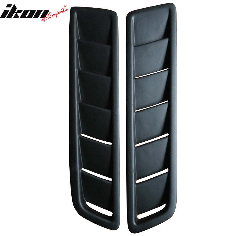 Universal Fitment Air Flow Hood Vent Scoop Bonnet Cover 2PC 20x5 Inch - PP